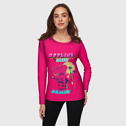 Лонгслив женский Hotline Miami, цвет: 3D-принт — фото 2