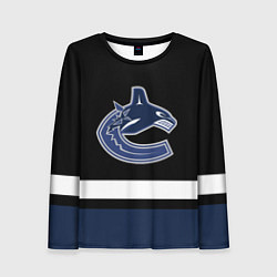 Лонгслив женский Vancouver Canucks, цвет: 3D-принт