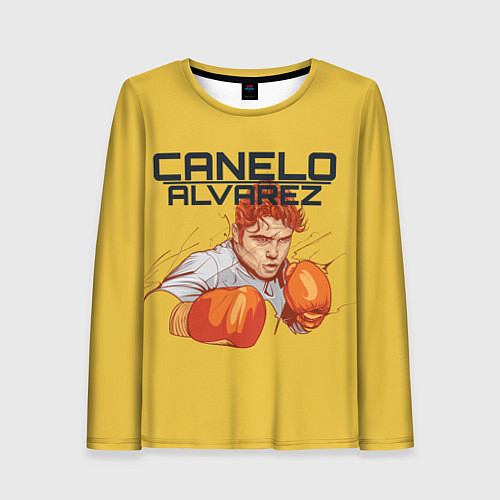 Женский лонгслив Canelo Alvarez / 3D-принт – фото 1