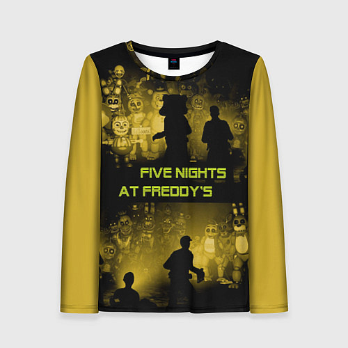 Женский лонгслив Five Nights at Freddy's / 3D-принт – фото 1