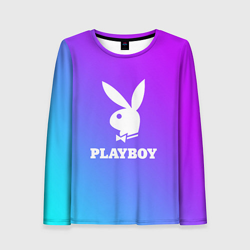 Женский лонгслив PLAYBOY / 3D-принт – фото 1