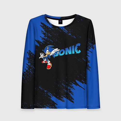Женский лонгслив SONIC / 3D-принт – фото 1