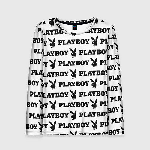 Женский лонгслив PLAYBOY / 3D-принт – фото 1