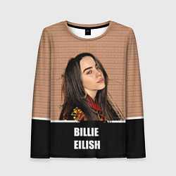 Лонгслив женский Billie Eilish, цвет: 3D-принт