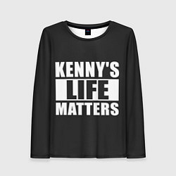 Лонгслив женский KENNYS LIFE MATTERS, цвет: 3D-принт