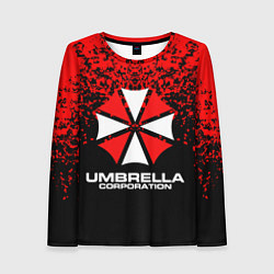 Лонгслив женский Umbrella Corporation, цвет: 3D-принт