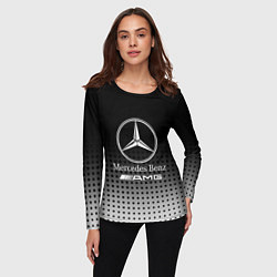 Лонгслив женский Mercedes-Benz, цвет: 3D-принт — фото 2
