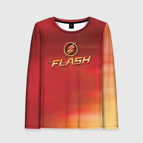 Женский лонгслив The Flash Logo Pattern / 3D-принт – фото 1