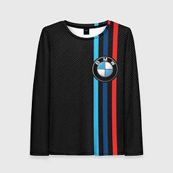 Лонгслив женский BMW M SPORT CARBON, цвет: 3D-принт