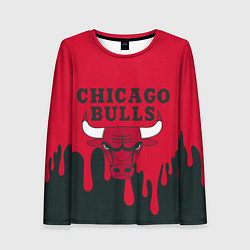 Лонгслив женский Chicago Bulls, цвет: 3D-принт