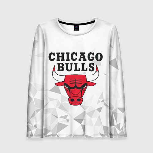 Женский лонгслив CHICAGO BULLS / 3D-принт – фото 1