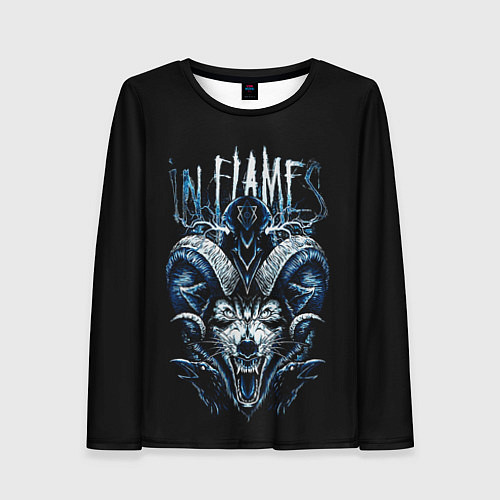 Женский лонгслив IN FLAMES / 3D-принт – фото 1