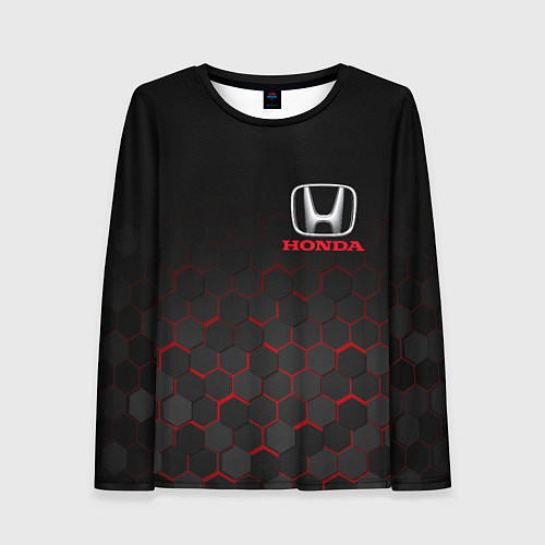 Женский лонгслив HONDA / 3D-принт – фото 1