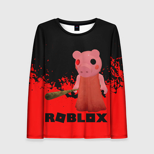 Женский лонгслив Roblox Piggy / 3D-принт – фото 1