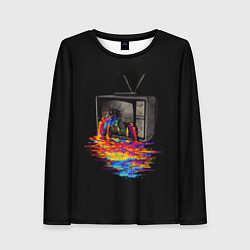 Женский лонгслив Треш