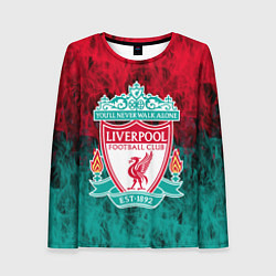 Лонгслив женский LIVERPOOL, цвет: 3D-принт