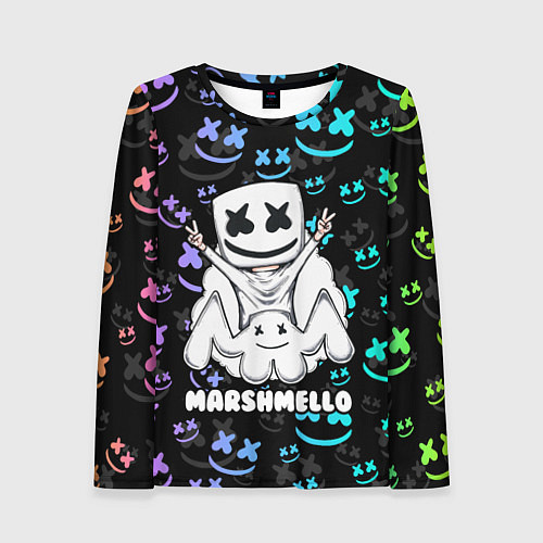 Женский лонгслив MARSHMELLO / 3D-принт – фото 1