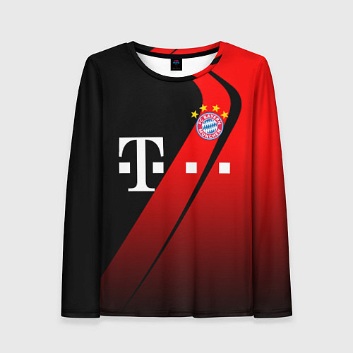 Женский лонгслив FC Bayern Munchen Форма / 3D-принт – фото 1