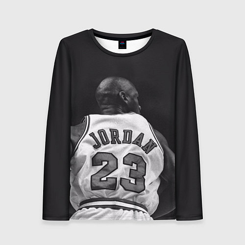 Женский лонгслив MICHAEL JORDAN / 3D-принт – фото 1