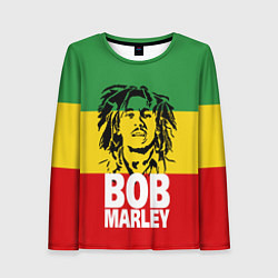 Лонгслив женский Bob Marley, цвет: 3D-принт