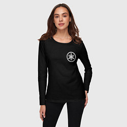 Лонгслив женский Yamaha на спине, цвет: 3D-принт — фото 2