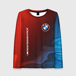 Лонгслив женский BMW БМВ, цвет: 3D-принт