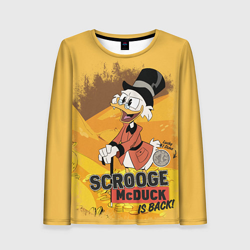Женский лонгслив Scrooge McDuck is back! / 3D-принт – фото 1