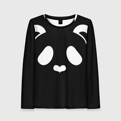 Женский лонгслив Panda white