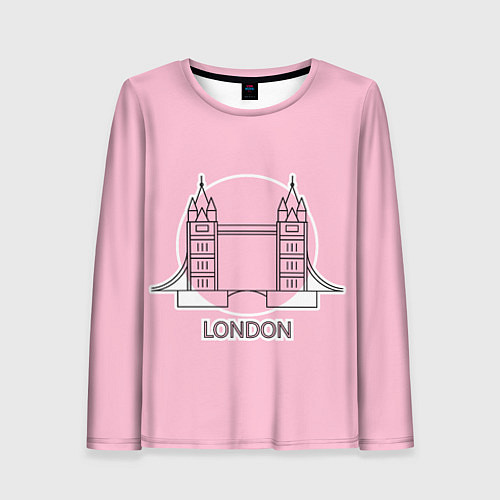 Женский лонгслив Лондон London Tower bridge / 3D-принт – фото 1
