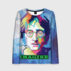 Женский лонгслив Джон Леннон Imagine
