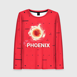 Лонгслив женский Phoenix, цвет: 3D-принт