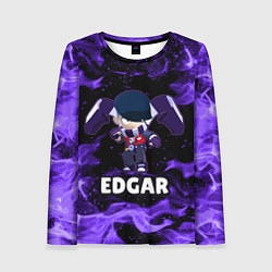 Лонгслив женский BRAWL STARS EDGAR, цвет: 3D-принт