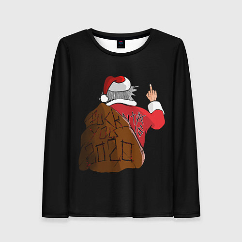 Женский лонгслив Santa claus / 3D-принт – фото 1