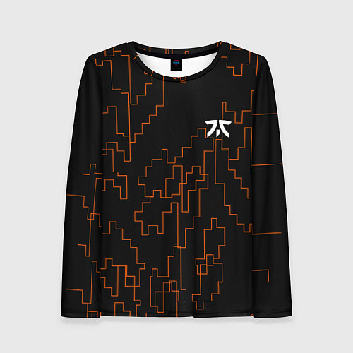 Женский лонгслив Cs:go - Fnatic 2021 Bootcamp / 3D-принт – фото 1