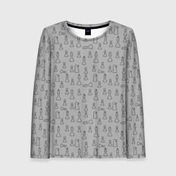 Женский лонгслив Шахматы