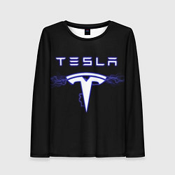 Лонгслив женский TESLA, цвет: 3D-принт