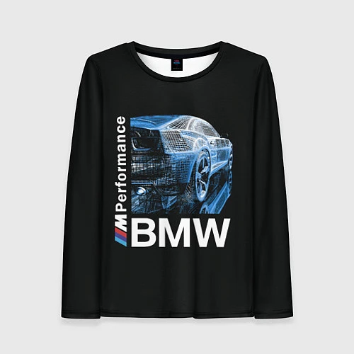 Женский лонгслив BMW / 3D-принт – фото 1