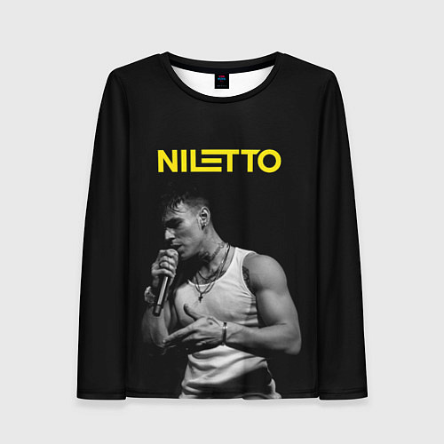 Женский лонгслив НИЛЕТТО / 3D-принт – фото 1