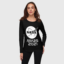 Лонгслив женский NASA Perseverance, цвет: 3D-принт — фото 2