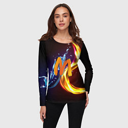 Лонгслив женский Слава Мерлоу, цвет: 3D-принт — фото 2