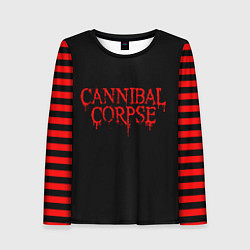 Лонгслив женский Cannibal Corpse, цвет: 3D-принт