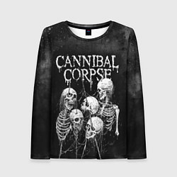 Лонгслив женский Cannibal Corpse, цвет: 3D-принт