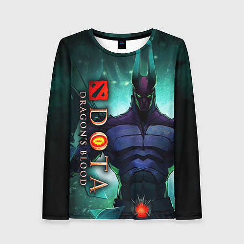 Женский лонгслив DOTA: Кровь дракона / 3D-принт – фото 1