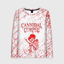 Лонгслив женский Cannibal corpse, цвет: 3D-принт