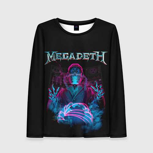 Женский лонгслив MEGADETH / 3D-принт – фото 1