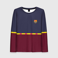Женский лонгслив FC Barcelona Flag and team Logo 202122