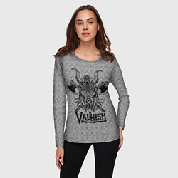 Лонгслив женский Valheim Viking dark, цвет: 3D-принт — фото 2