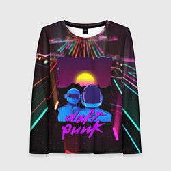 Лонгслив женский Daft Punk Electrix, цвет: 3D-принт