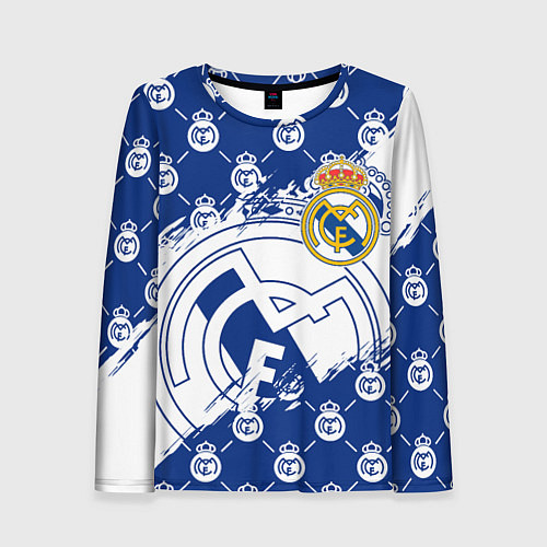Женский лонгслив REAL MADRID РЕАЛ МАДРИД / 3D-принт – фото 1