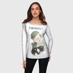 Лонгслив женский Для тебя бессмертный, цвет: 3D-принт — фото 2